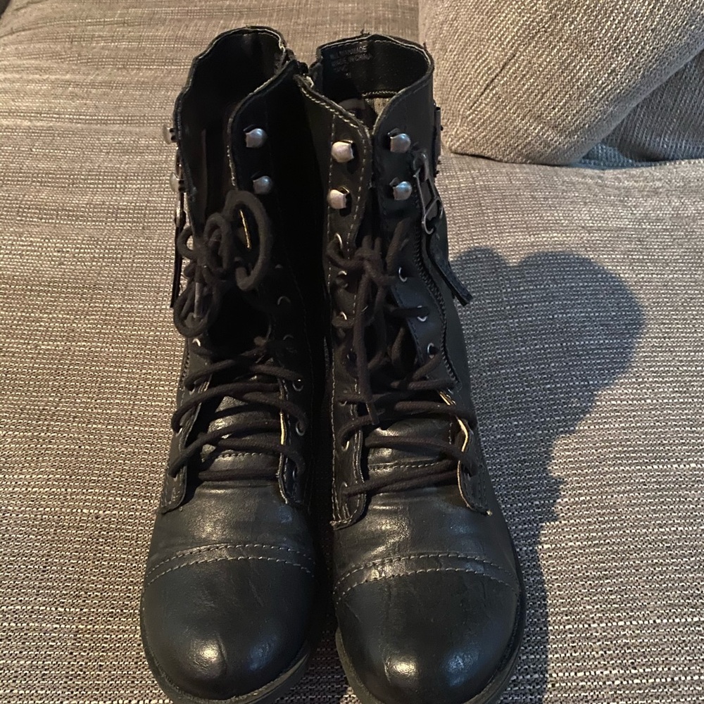 American Rag Black Combat Boots
